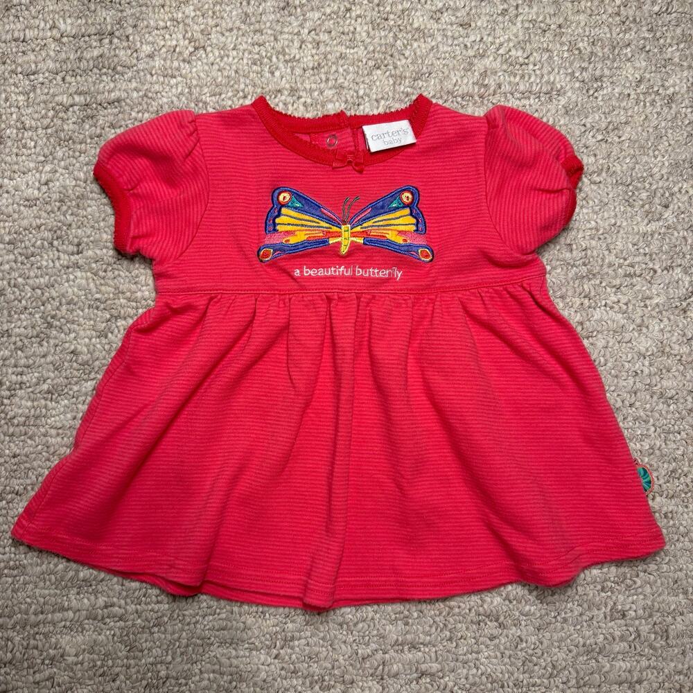 Vintage Carter’s Eric Carle "The Very Hungry Caterpillar" Butterfly Dress 3-6m